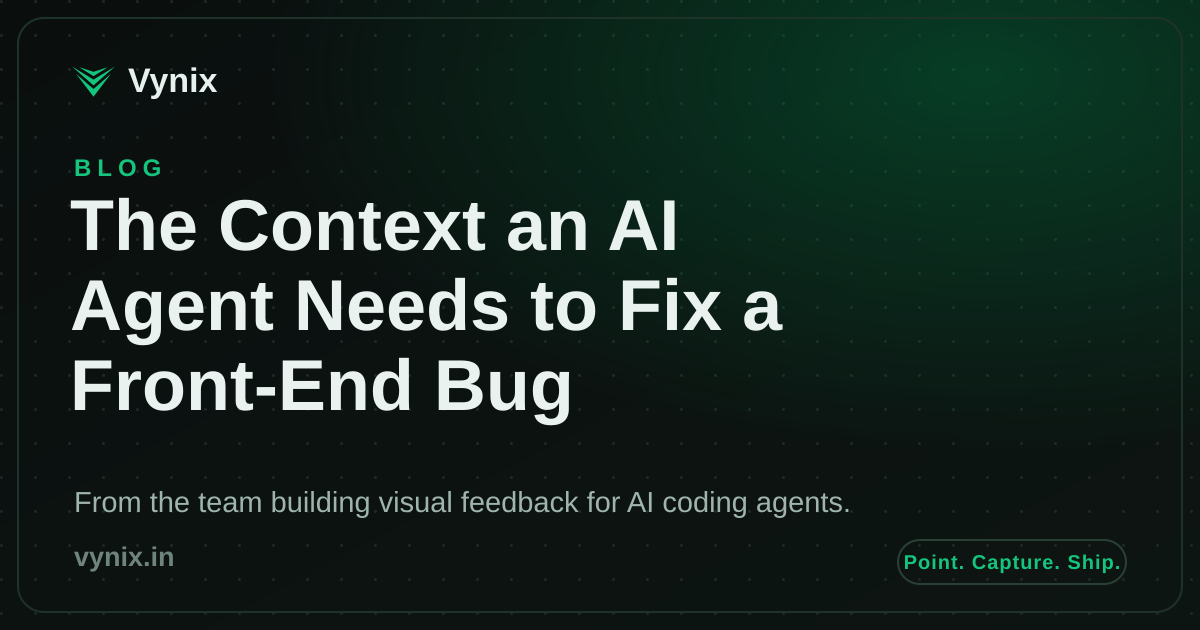 The context a website annotation carries to whoever fixes it