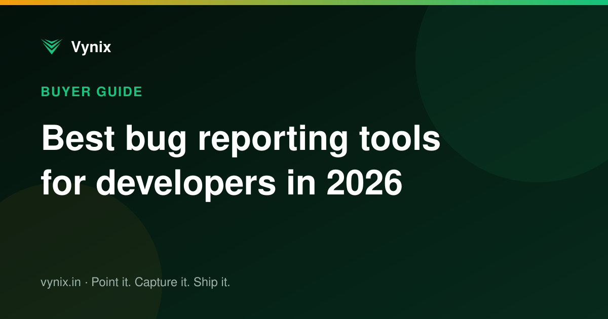 The best bug reporting tools in 2026