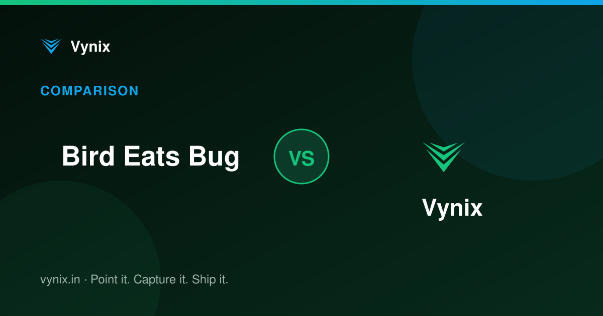 Bird Eats Bug vs Vynix