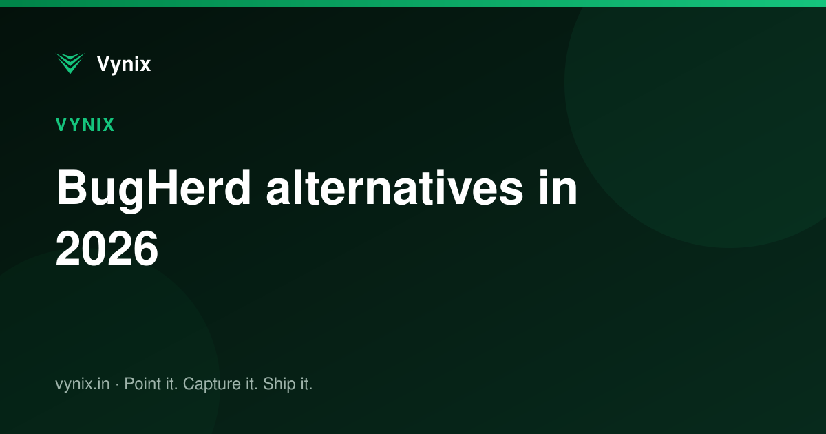 BugHerd alternatives in 2026