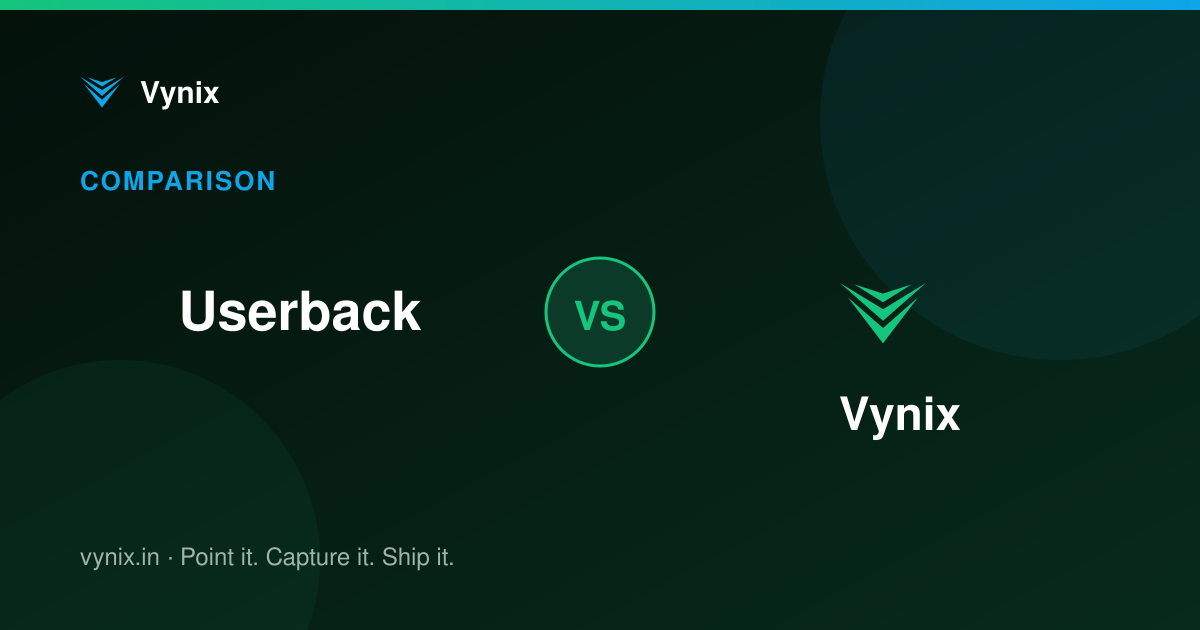 Userback vs Vynix